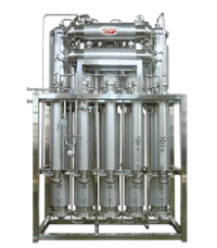 Water distiller of columned type DW